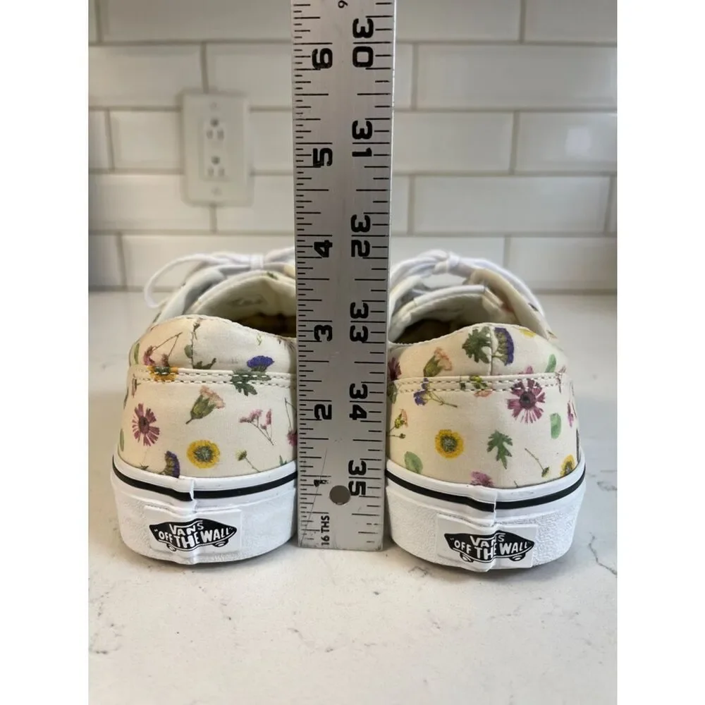 Vans Doheny 'Pressed Floral - Classic White' Women’s Size 6.5 Worn 2-3 Times